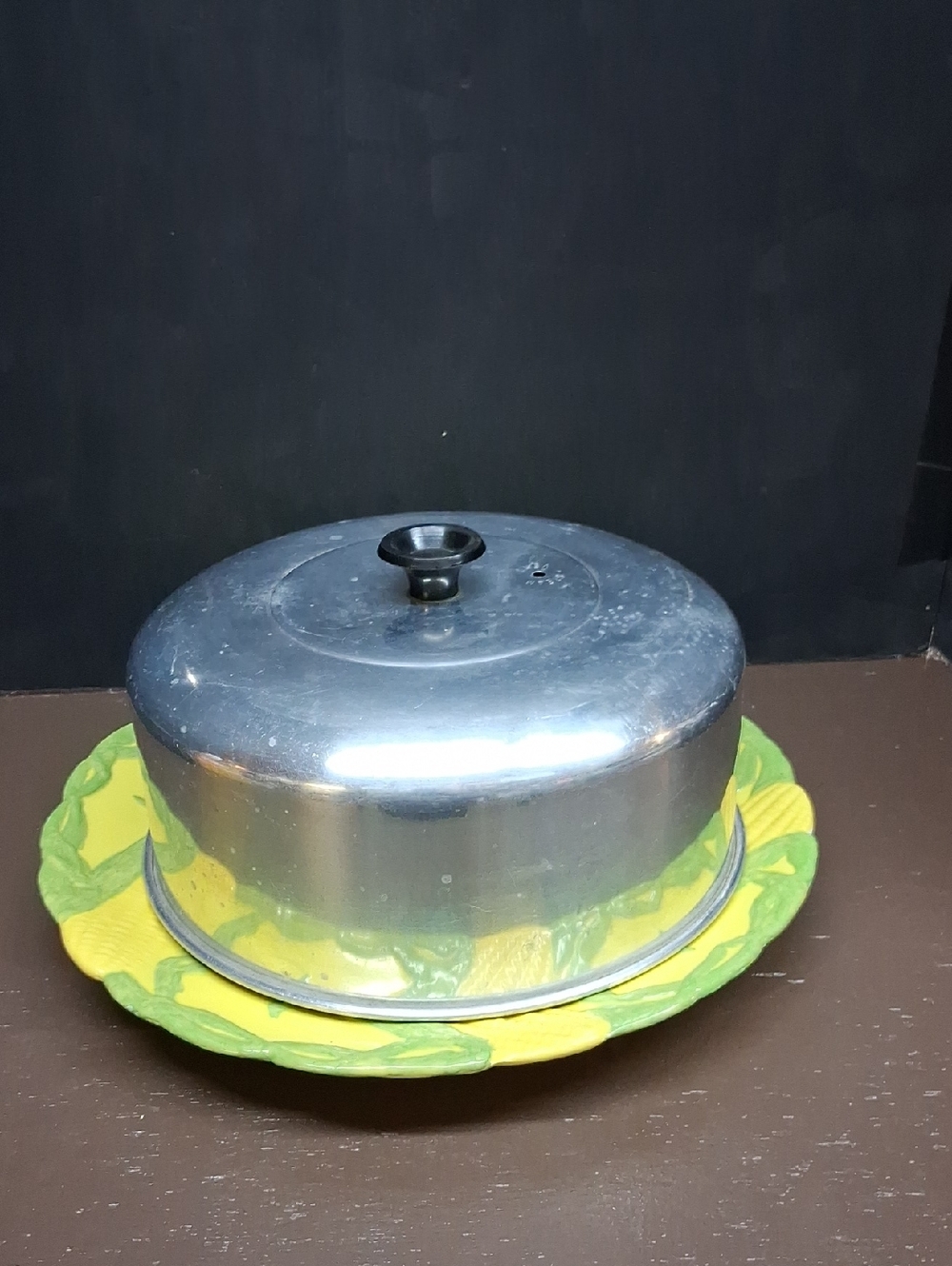 Aluminum cake Cover With ceramic plate
